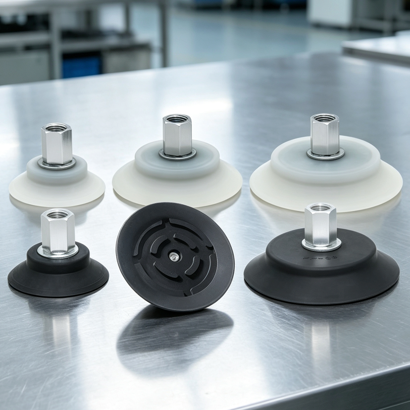 PFYN Flat Vacuum Suction Cups with G1/4 Female Thread