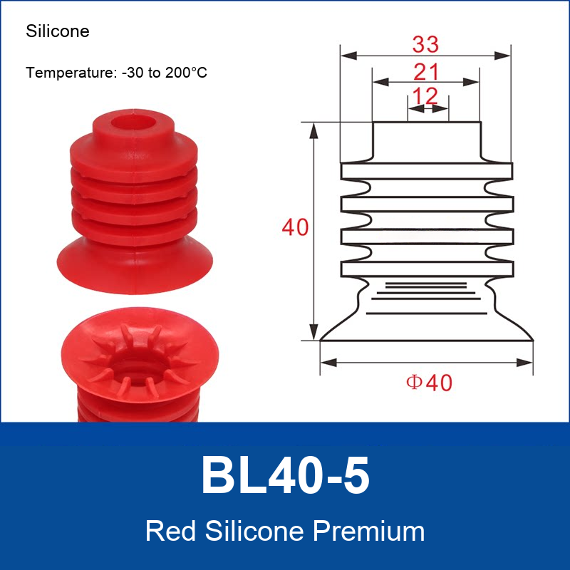 BL40-5 Red Silicone Premium