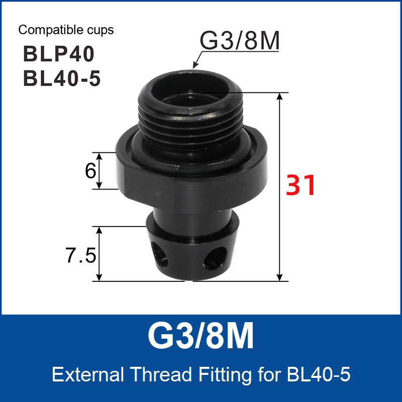 G3/8M External Thread Fitting for BL40-5