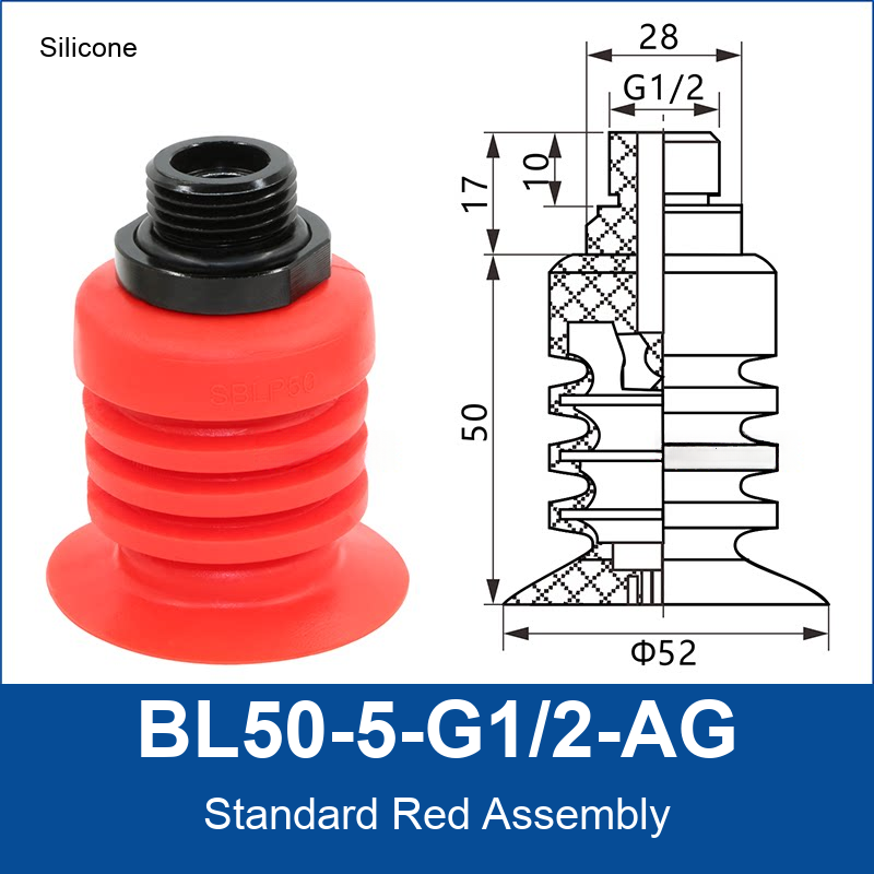 BL50-5-G1/2-AG Standard Red Assembly
