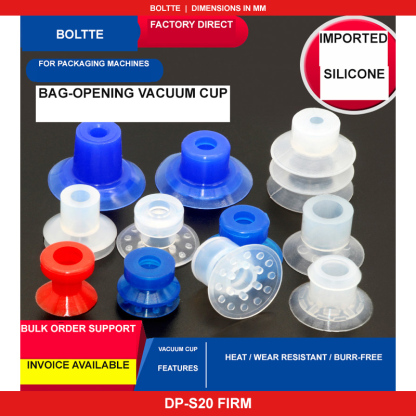 DP-S20 Firm - Bag Opening Vacuum Suction Cups & Gripper Pads | Multi-Series