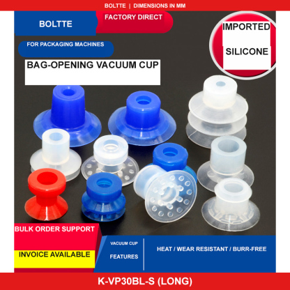 K-VP30BL-S (Long) - Bag Opening Vacuum Suction Cups & Gripper Pads | Multi-Series