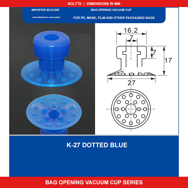 Bag Opening Vacuum Suction Cups & Gripper Pads | Multi-Series product range