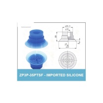 ZP3P-35PTSF - Imported Silicone - ZP3P Bag Opening Vacuum Suction Cups & Fittings
