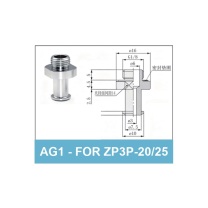 AG1 (for ZP3P-20/25) - ZP3P Bag Opening Vacuum Suction Cups & Fittings