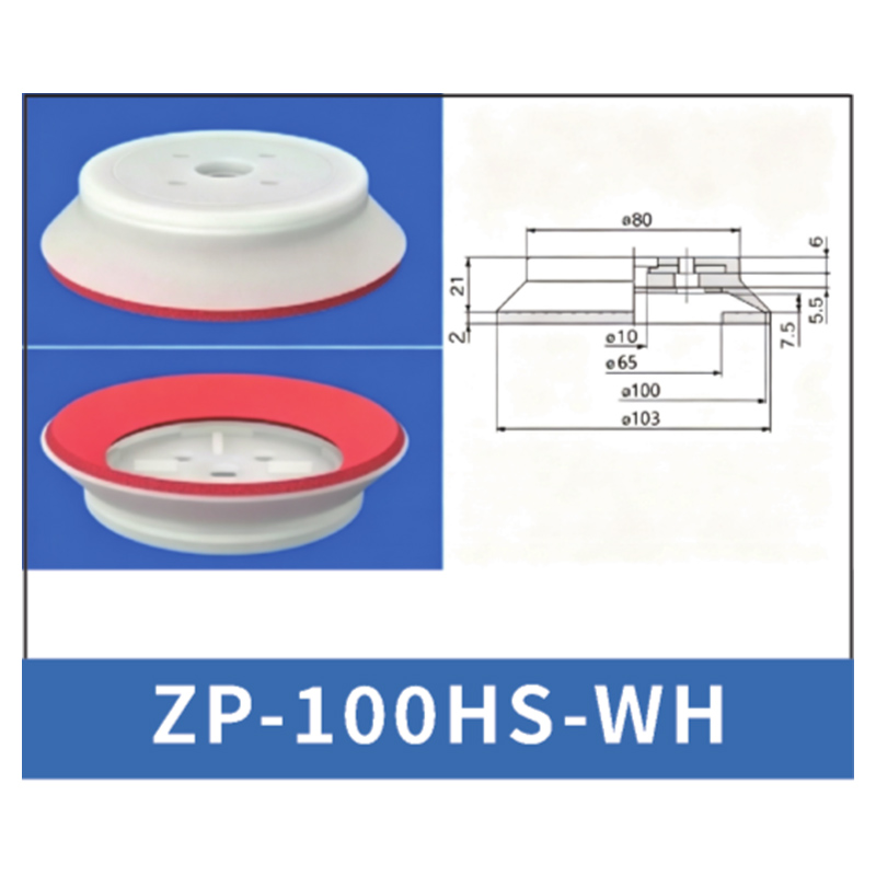 Red ZP-100HS-WH - ZP HN/HS Foam Vacuum Suction Cups