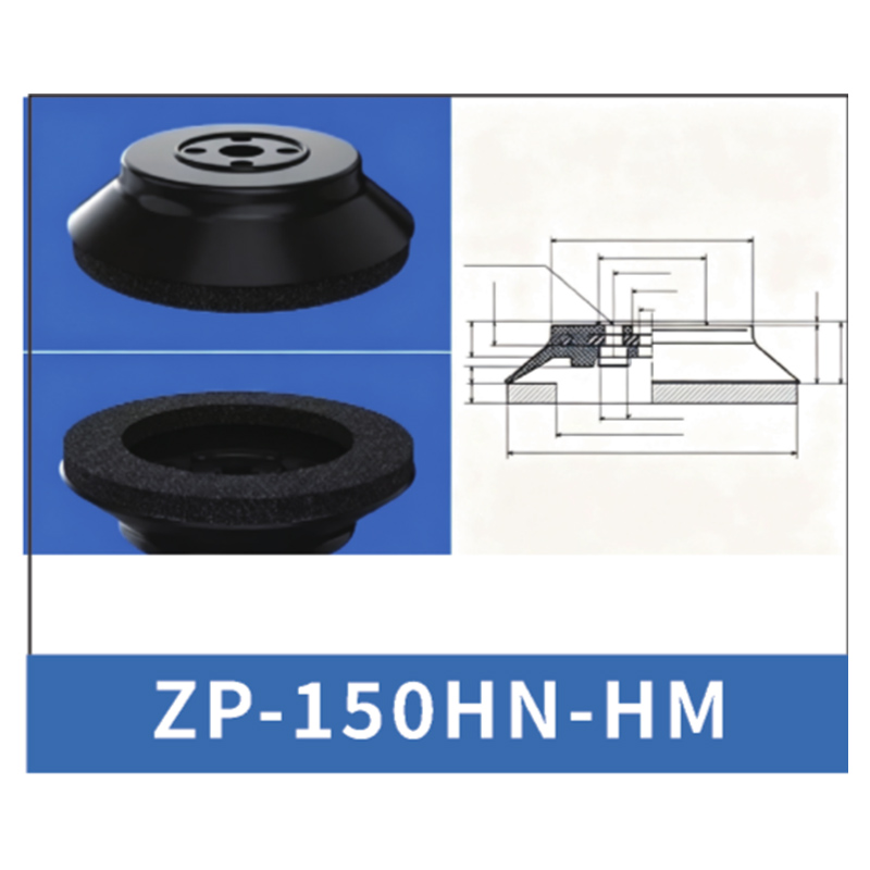 Black ZP-150HN-HM - ZP HN/HS Foam Vacuum Suction Cups