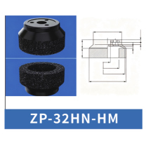 Black ZP-32HN-HM - ZP HN/HS Foam Vacuum Suction Cups