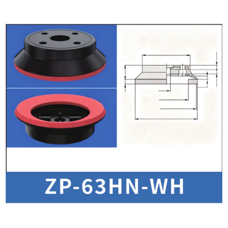 Red ZP-63HN-WH - ZP HN/HS Foam Vacuum Suction Cups