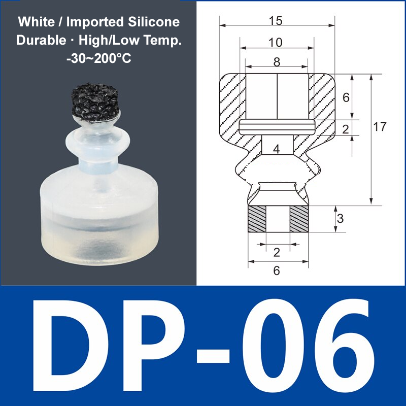 Foam Vacuum Suction Cups for Robotic Grippers | SP, DP & MP Series