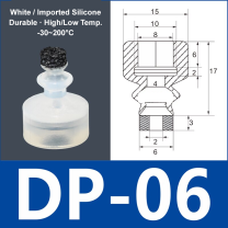 Foam Vacuum Suction Cups for Robotic Grippers | SP, DP & MP Series