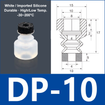 Foam Vacuum Suction Cups for Robotic Grippers | SP, DP & MP Series