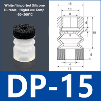Foam Vacuum Suction Cups for Robotic Grippers | SP, DP & MP Series