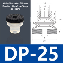 Foam Vacuum Suction Cups for Robotic Grippers | SP, DP & MP Series