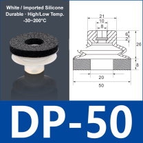 Foam Vacuum Suction Cups for Robotic Grippers | SP, DP & MP Series