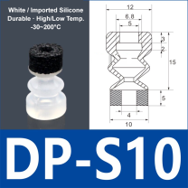 Foam Vacuum Suction Cups for Robotic Grippers | SP, DP & MP Series