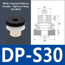 Foam Vacuum Suction Cups for Robotic Grippers | SP, DP & MP Series