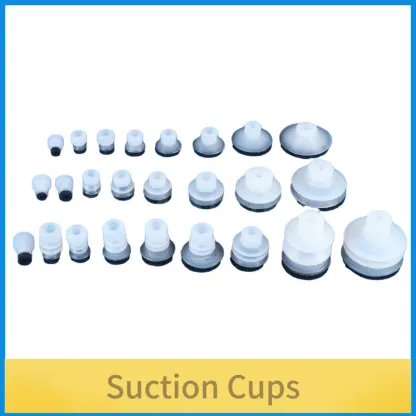 5pcs Red Black Sponge Rough Surface Vacuum Chuck Sucker Mirror Seamless Silicone MP-30 40 50 Suction Cups-BOLTTE