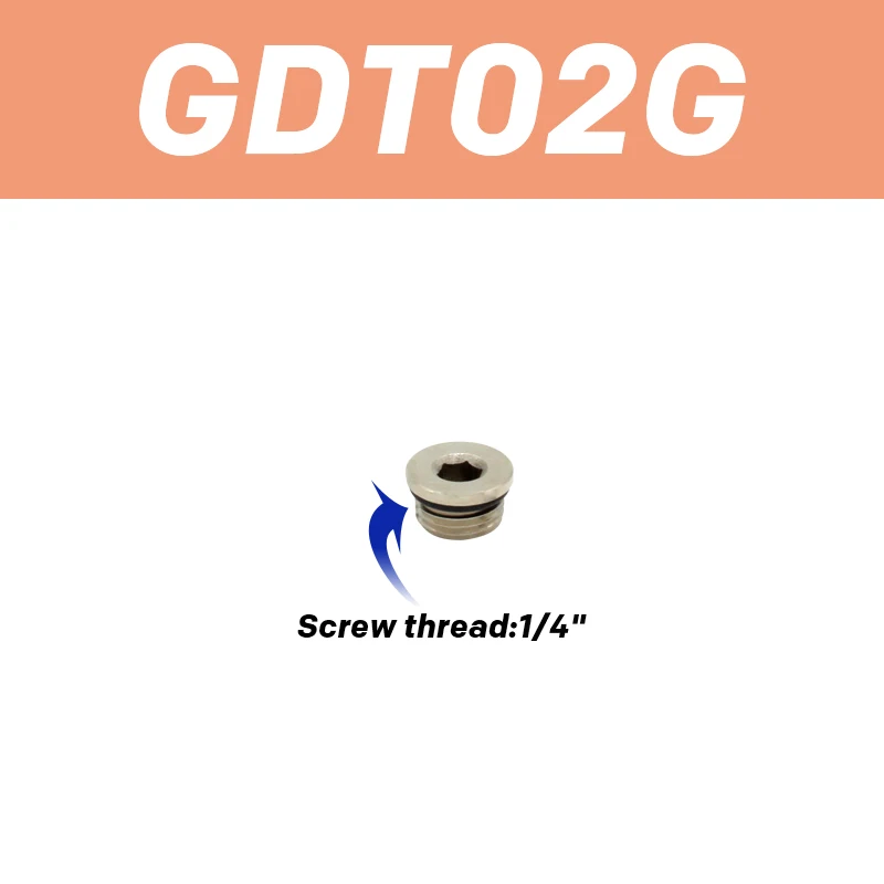 M5 1/8 1/4" 3/8" 1/2" 3/4" copper inner hexagonal plug with sealing ring plug copper plug  For Pneumatic-BOLTTE