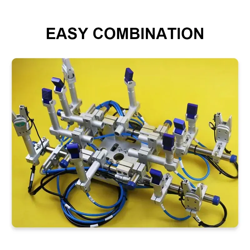 GOP/GOF-2020 Injection Molding Robot Single-Action Fixtures Pneumatic Components Finger Cylinders Clamps for Rubber Products