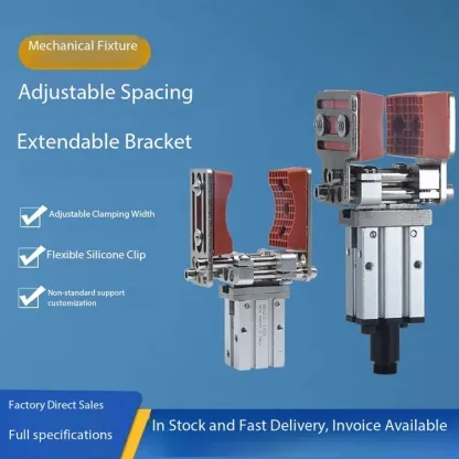 SOVE Small Pneumatic Robotic Arm Finger Cylinder Fixture Accessories Carton 16D Parallel Gripper High Precision Widened Clamp