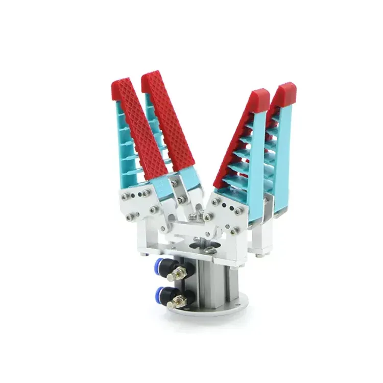 SOVE Steel Pneumatic Gripper Cylinder for Industrial Robotic Arm Mechanic Tools Construction Machinery Parts Robotics Kits