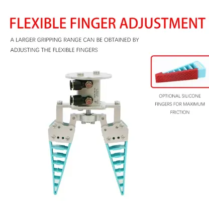 Adaptive Pneumatic Electric Flexible Gripper Bionic Flexible Mechanical Finger Claw Soft Flexible Claw for Air Working Used