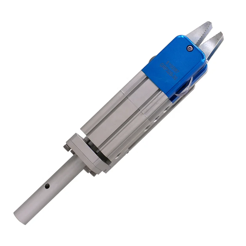 CRG Aluminum Alloy Finger Grip Gate Clamp with Silver Color and Powerful Clamping Force System for Mechanical Arm EOAT Accessory