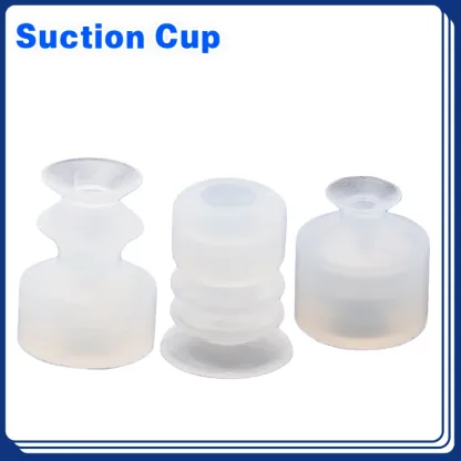 10pcs Vacuum Chuck Pneumatic Components MP BT Industrial Silicone Strong Suction Cups Nozzle Large Head Red White Triple Layer-BOLTTE