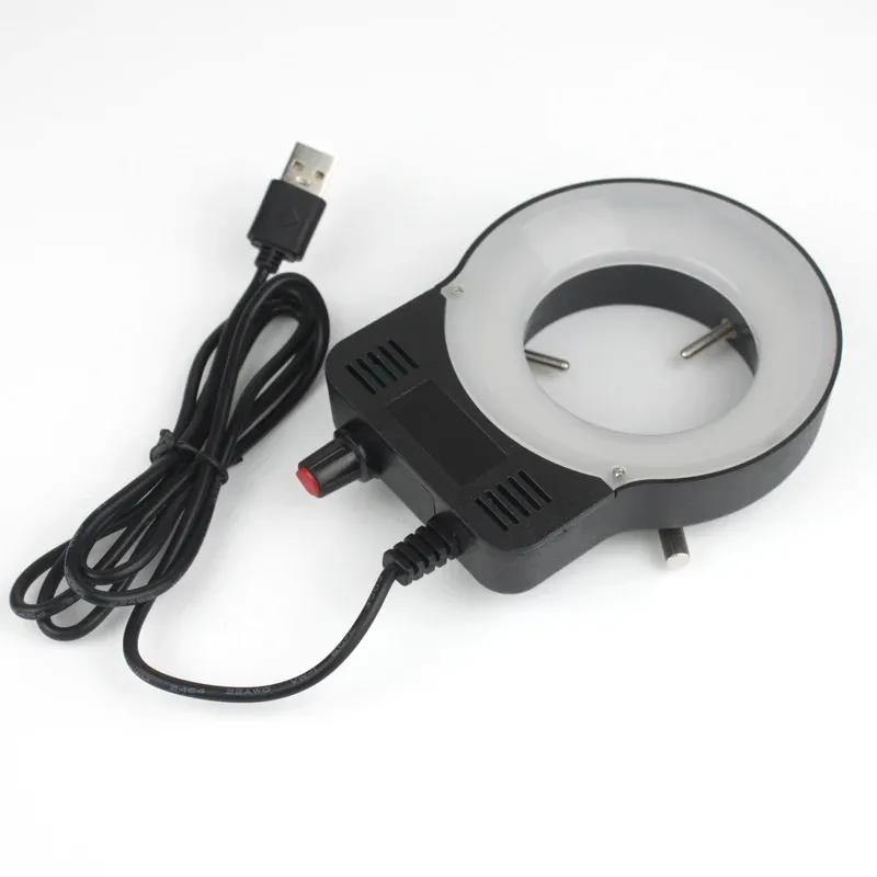 LED USB Output Adjustable DC 5V Shadowless Ring Light Iluminator Lamp For Industry Stereo Microscope Industrial Camera-BOLTTE