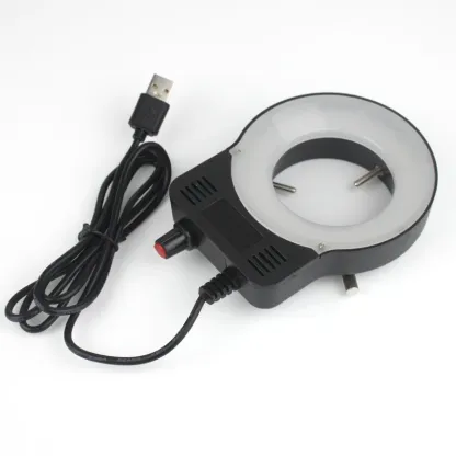 LED USB Output Adjustable DC 5V Shadowless Ring Light Iluminator Lamp For Industry Stereo Microscope Industrial Camera-BOLTTE