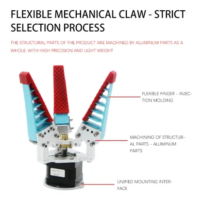 Industrial Robotic Arm Mechanic Tools Electric Gripper Construction Machinery Parts Robotics Kits Cylinder Supplier Industry