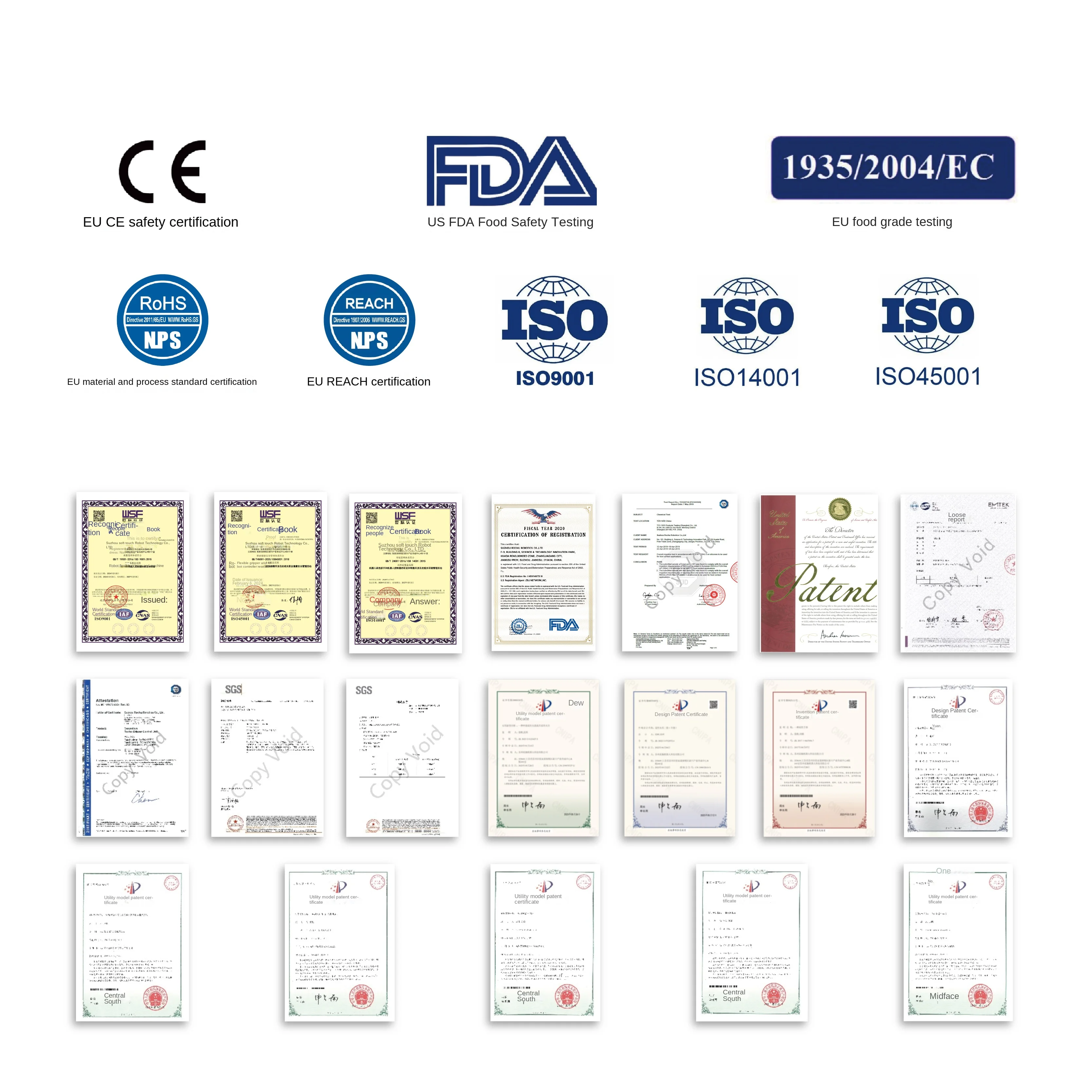 BM Two-Finger Soft Touch Flexible Claw Suction Nozzle High Temperature Resistance Negative Pressure Rubber Soft Claw Spring