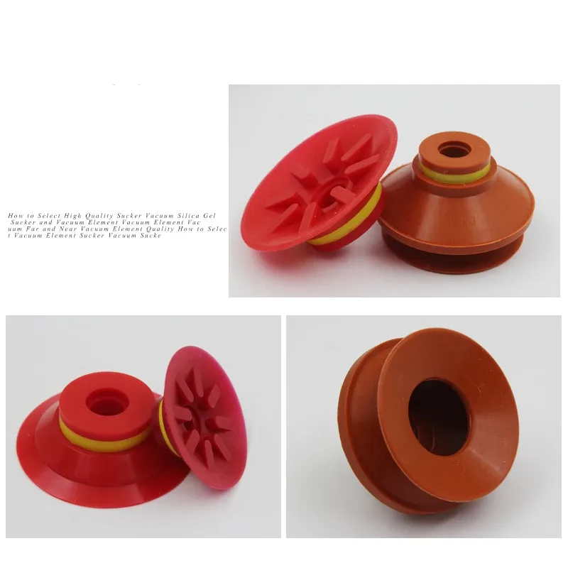 10PCS Vacuum Sucker VB-10 20 30 40 50 Industrial Vacuum Chuck Manipulator Accessories VMECA Series Red Black Suction Cups-BOLTTE