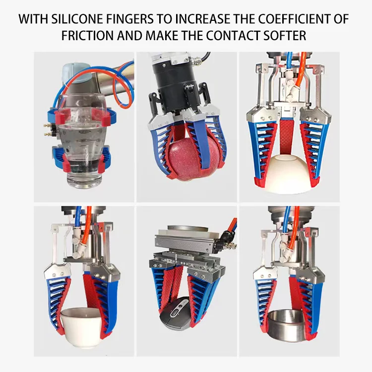 Industrial Robotic Arm Mechanic Tools Electric Gripper Construction Machinery Parts Robotics Kits Rubber Products