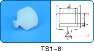 Robot accessories suction cup Silicone nozzle Industrial vacuum silica gel Powerful sucker Industrial suction nozzle-BOLTTE