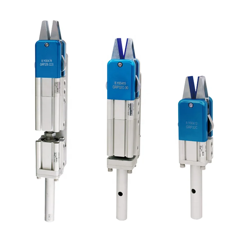 CRG Aluminum Alloy Finger Grip Gate Clamp with Silver Color and Powerful Clamping Force System for Mechanical Arm EOAT Accessory