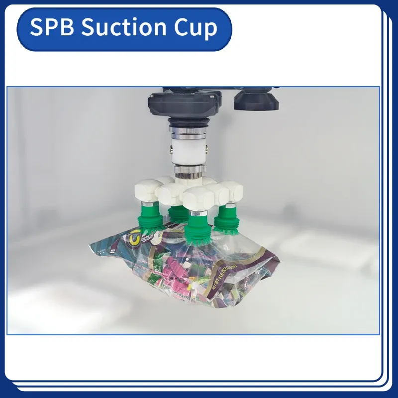Manipulator Suction Cup SPB30/40/50 Corrugated Pad Variations Silicone Nozzle Packaging Soft Bag Special Vacuum Chuck Sucker-BOLTTE