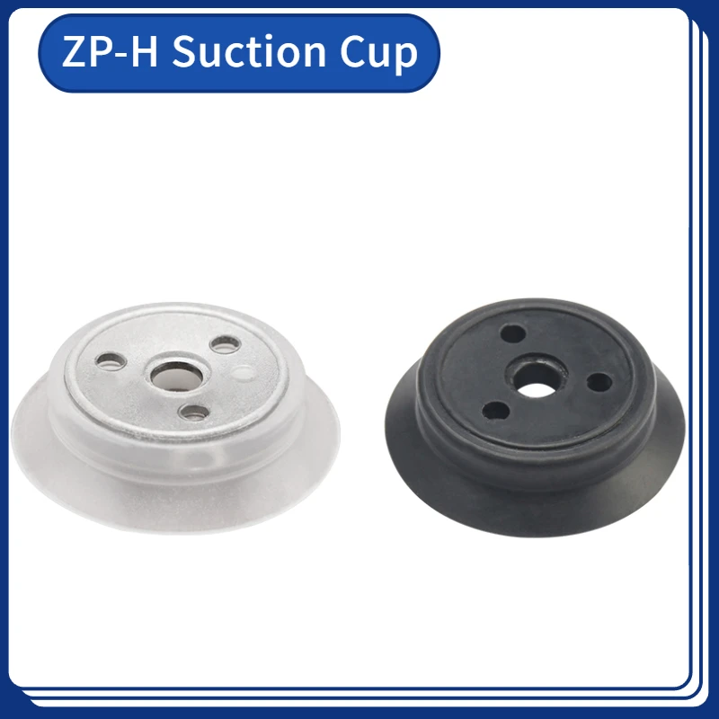 Manipulator Vacuum Sucker Chuck Single Layer ZPT-H40/50/63/80/100/125 Suction Cup Industrial Heavy Duty Pneumatic Black White-BOLTTE
