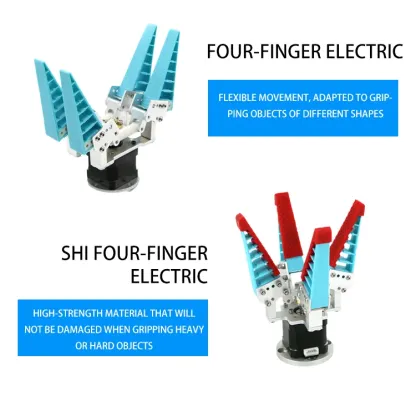 Industrial Robotic Arm Mechanic Tools Electric Gripper Construction Machinery Parts Robotics Kits Rubber Products