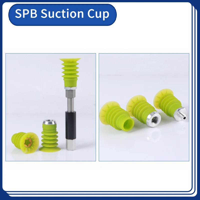Manipulator Suction Cup SPB30/40/50 Corrugated Pad Variations Silicone Nozzle Packaging Soft Bag Special Vacuum Chuck Sucker-BOLTTE