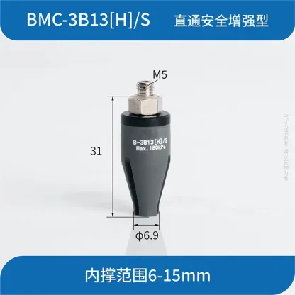 SOVE BMC-3B08[H]/S Three-finger Soft Touch Pneumatic Clamp Wear-Resistant Seamless Grasp Flexible Claw Manipulator Suction Cup