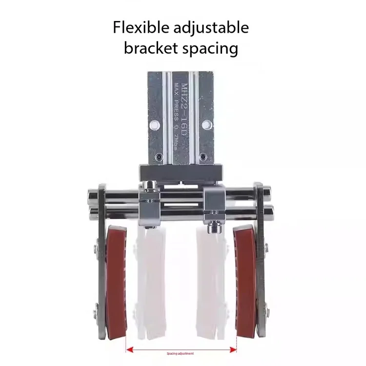 SOVE Small Pneumatic Robotic Arm Finger Cylinder Fixture Accessories Carton 16D Parallel Gripper High Precision Widened Clamp