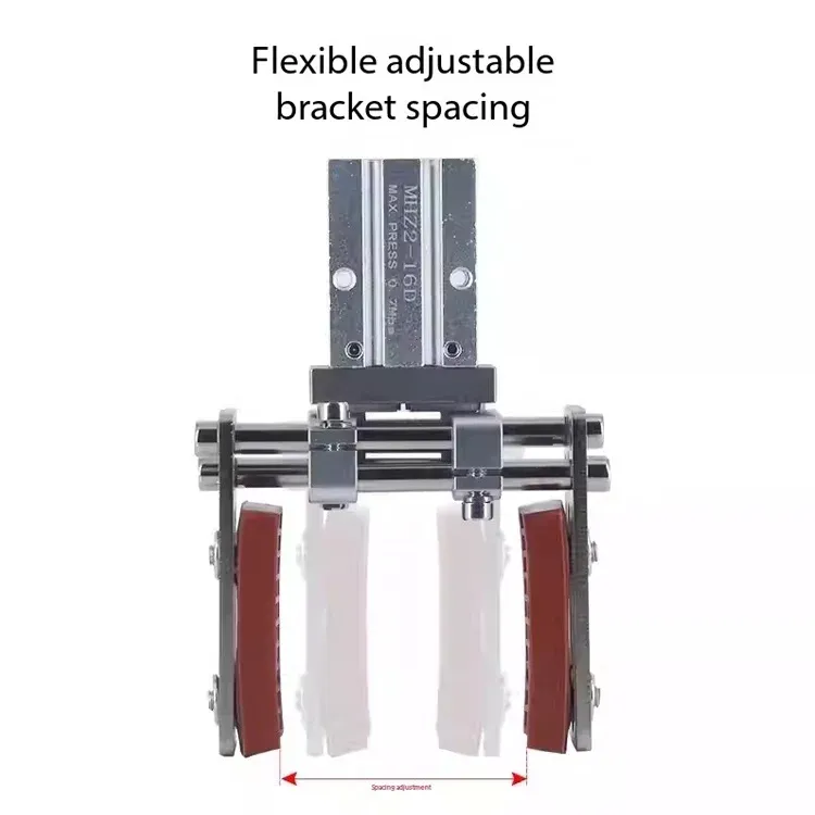 SOVE Small Pneumatic Robotic Arm Finger Cylinder Fixture Accessories Carton 16D Parallel Gripper High Precision Widened Clamp