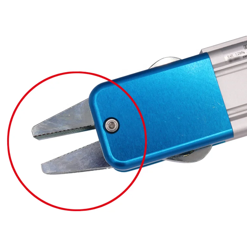 CRG Aluminum Alloy Finger Grip Gate Clamp with Silver Color and Powerful Clamping Force System for Mechanical Arm EOAT Accessory