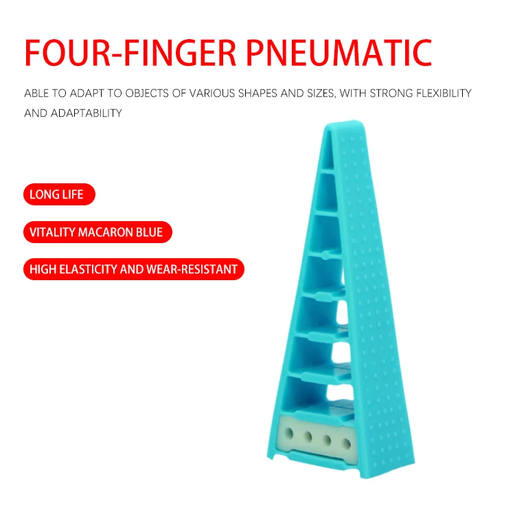 Adaptive Pneumatic Electric Flexible Gripper Bionic Flexible Mechanical Finger Claw Soft Flexible Claw for Air Working Used