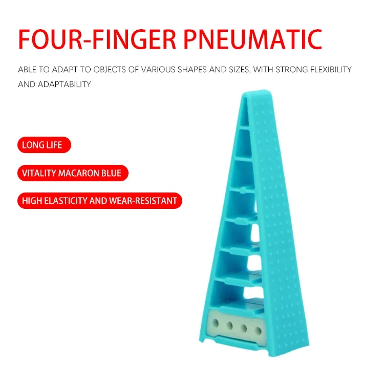 Adaptive Pneumatic Electric Flexible Gripper Bionic Flexible Mechanical Finger Claw Soft Flexible Claw for Air Working Used