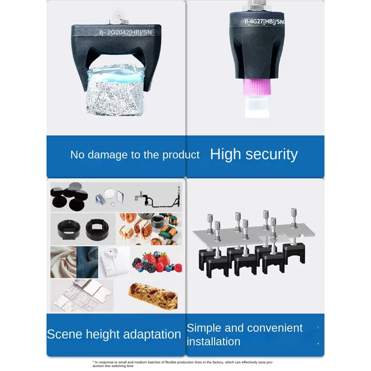 SOVE BM-F2G1012[HB]/SN Soft Touch Injection Molding Machine Flexible Claw Pneumatic Components No Trace Silicone Rubber Products