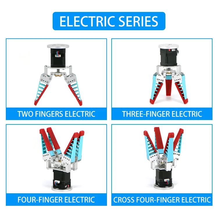 Industrial Robotic Arm Mechanic Tools Electric Gripper Construction Machinery Parts Robotics Kits Cylinder Supplier Industry