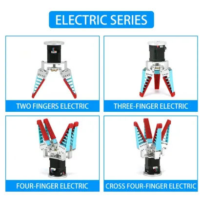 Industrial Robotic Arm Mechanic Tools Electric Gripper Construction Machinery Parts Robotics Kits Cylinder Supplier Industry